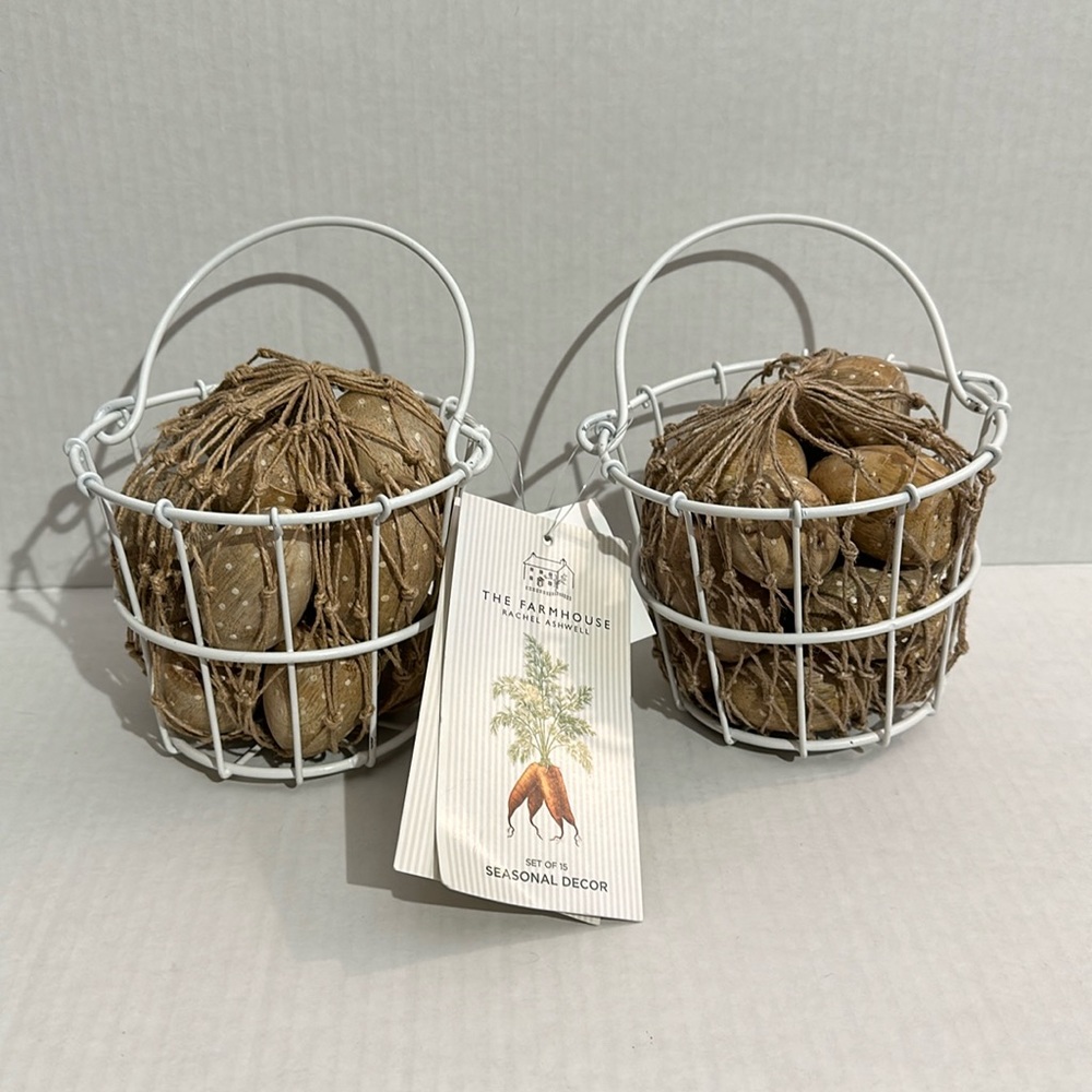 Easter Egg Decor Wood Easter Eggs with Polka Dots